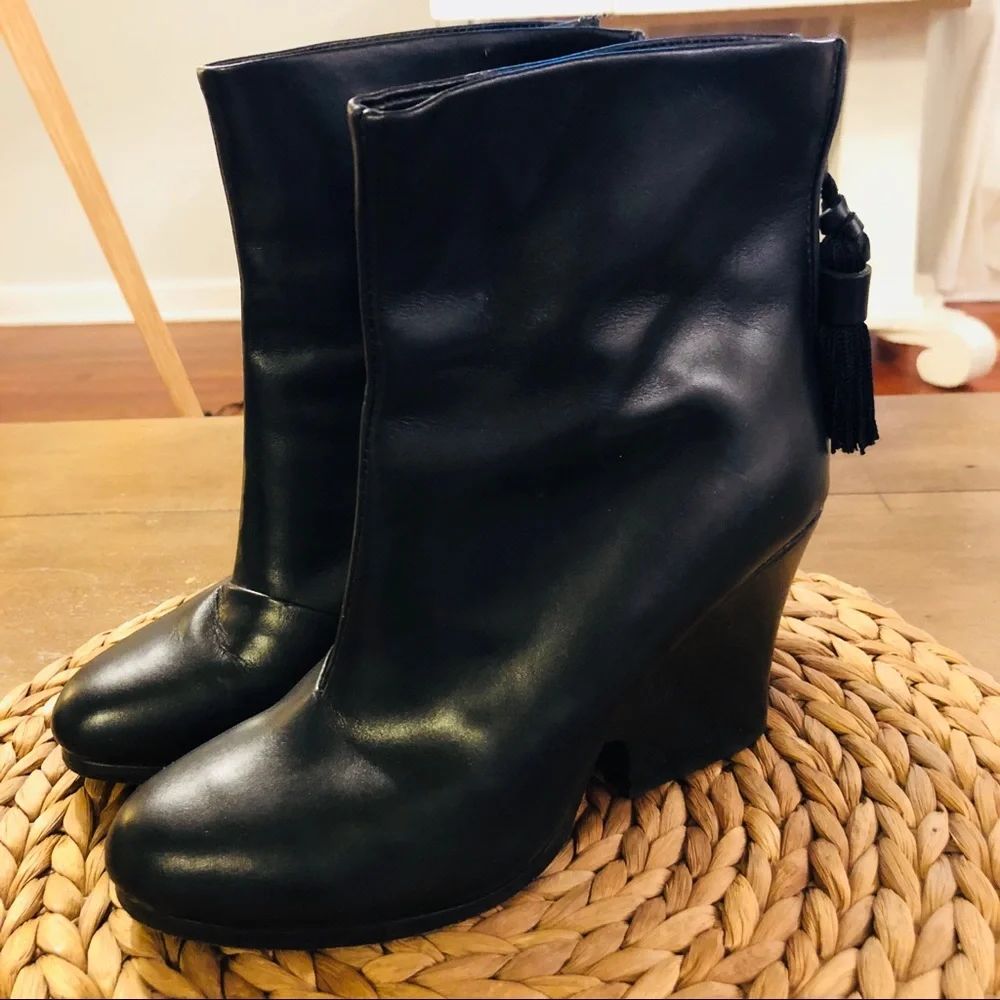 {Rag & Bone} TACITA Tassel Ankle Booties - SZ 6 - Picture 1 of 8